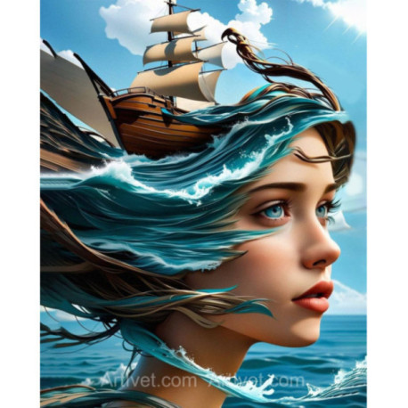 Pictura pe numere - Uraganul gandurilor