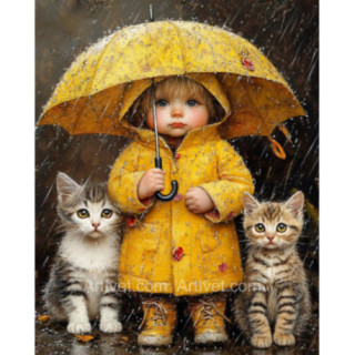 Pictura pe numere - Galbenus