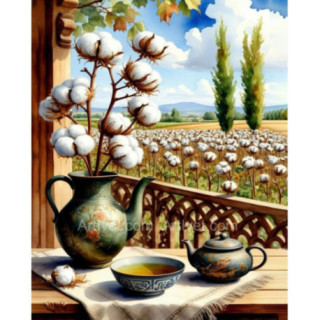 Pictura pe numere - O poveste despre o plantatie de bumbac