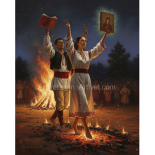 Pictura pe numere - Rugaciuni - Puterea icoanei