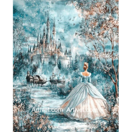 Pictura pe numere - Povestea cenusaresei