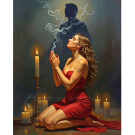 Pictura pe numere - Magie pentru iubire