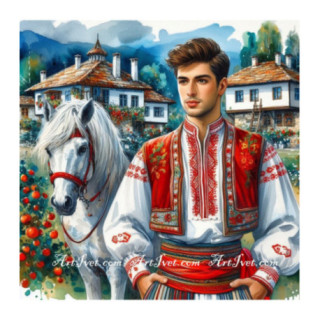 Pictura pe numere - Ion asteapta la rascruce 40х40 сm