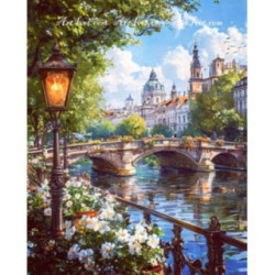 Pictura pe numere - Vara la Geneva