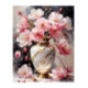 Pictura pe numere - Azalia in vaza de ceramica