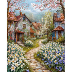 Pictura pe numere - Narcise pe strazile satului
