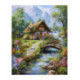 Pictura pe numere - Casa de basm de pe malul raului