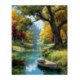 Pictura pe numere - Tei la malul raului