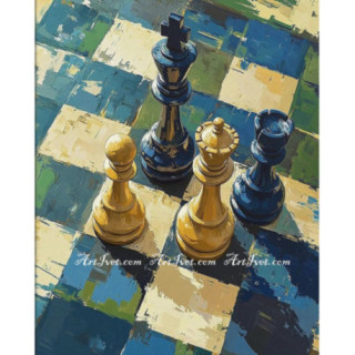 Pictura pe numere - Sah si Mat