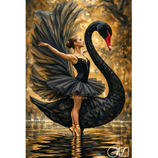 Goblen de diamante - Dansul lebedei negre