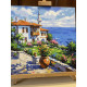 Pictura pe numere - Palatul din Balcic - Varianta 2 40х40 сm