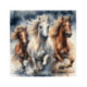 Pictura pe numere - Cai liberi si zbuciumati 40х40 сm