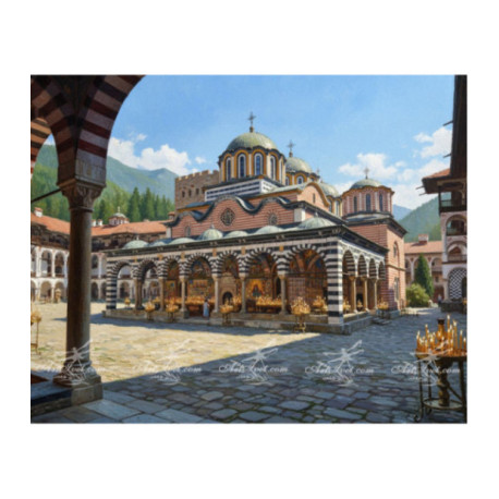Pictura pe numere Manastirea Rilsk 40х50сm