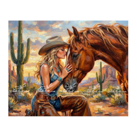 Pictura pe numere - Paradisul din Texas - Varianta 2 - 40х50сm