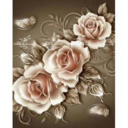 Pictura pe numere - Florile lunii - varianta 3 - 40х50сm