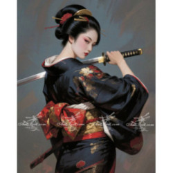 Pictura pe numere - Mariko - Gheisa luptatoare 40х50сm