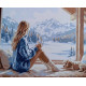 Pictura pe numere - Iarna scandinava
