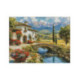 Set Goblen - La casa cu flori colorate