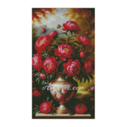 Set Goblen - Bujori rosii