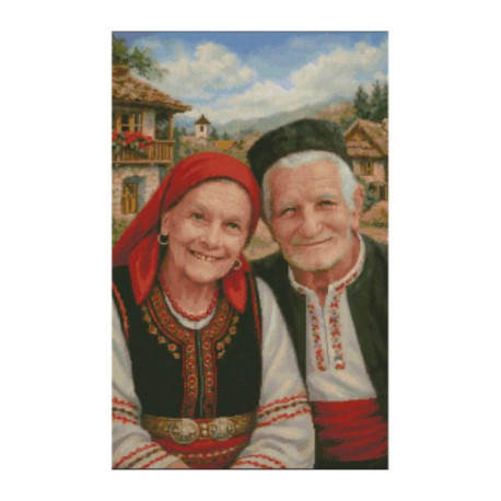 Set Goblen - Bunicul si bunica