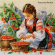 Pictura pe numere - Ioana culege cirese