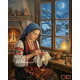 Goblen de diamante - Crosetare la lampa cu gaz