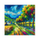 Pictura pe numere - Drumul spre campul de grau - Abstract 40х40 сm