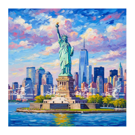 Pictura pe numere - NEW YORK, NEW YORK 40х40 сm