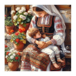 Pictura pe numere - Cantec de alinare 40х40 сm