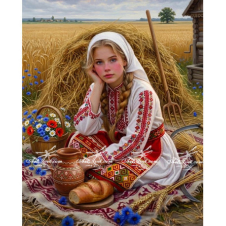 Pictura pe numere - La adunat fanul 40х50сm