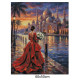 Goblen de diamante - Bal in rosu rubin