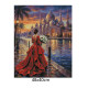 Goblen de diamante - Bal in rosu rubin