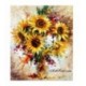 Pictura pe numere - Floarea- soarelui lucioasa