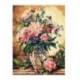 Pictura pe numere - Buchet romantic cu bujori