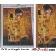 Goblen de diamante - Sarutul - dupa imaginea lui Gustav Klimt